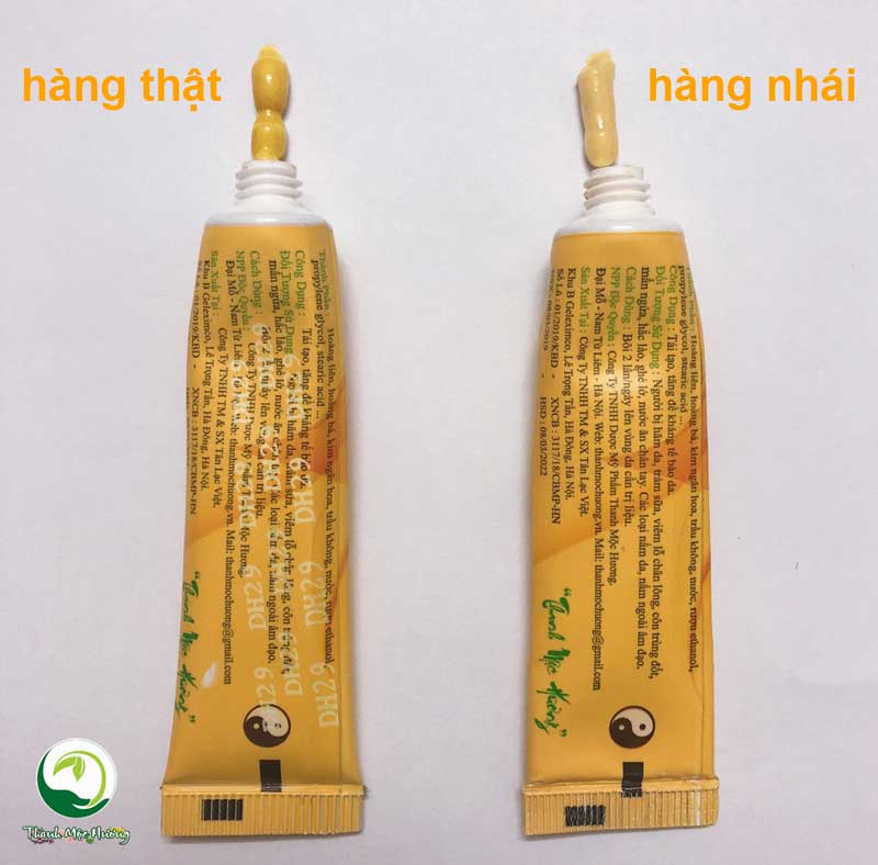 kiểm tra mầu sắc kem thuần mộc thật và giả mầu sắc kem thuần mộc thật và giả