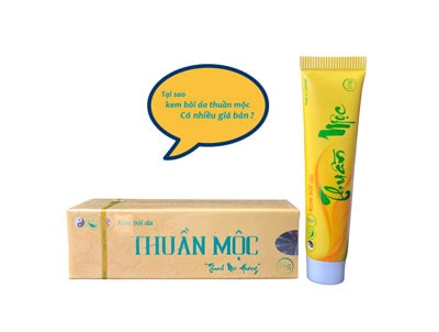 tại sao kem bôi da thuần mộc có nhiều giá bán